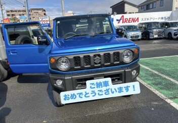 ジムニーご納車させていただきました
